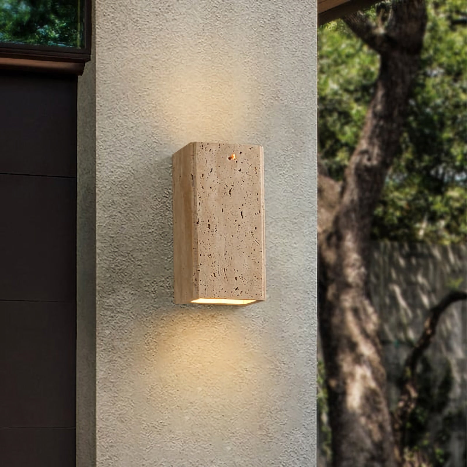 Travertine Outdoor Wall Lights - Nuvé