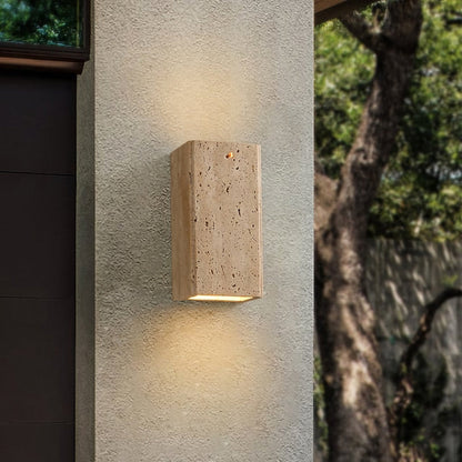 Travertine Outdoor Wall Lights - Nuvé