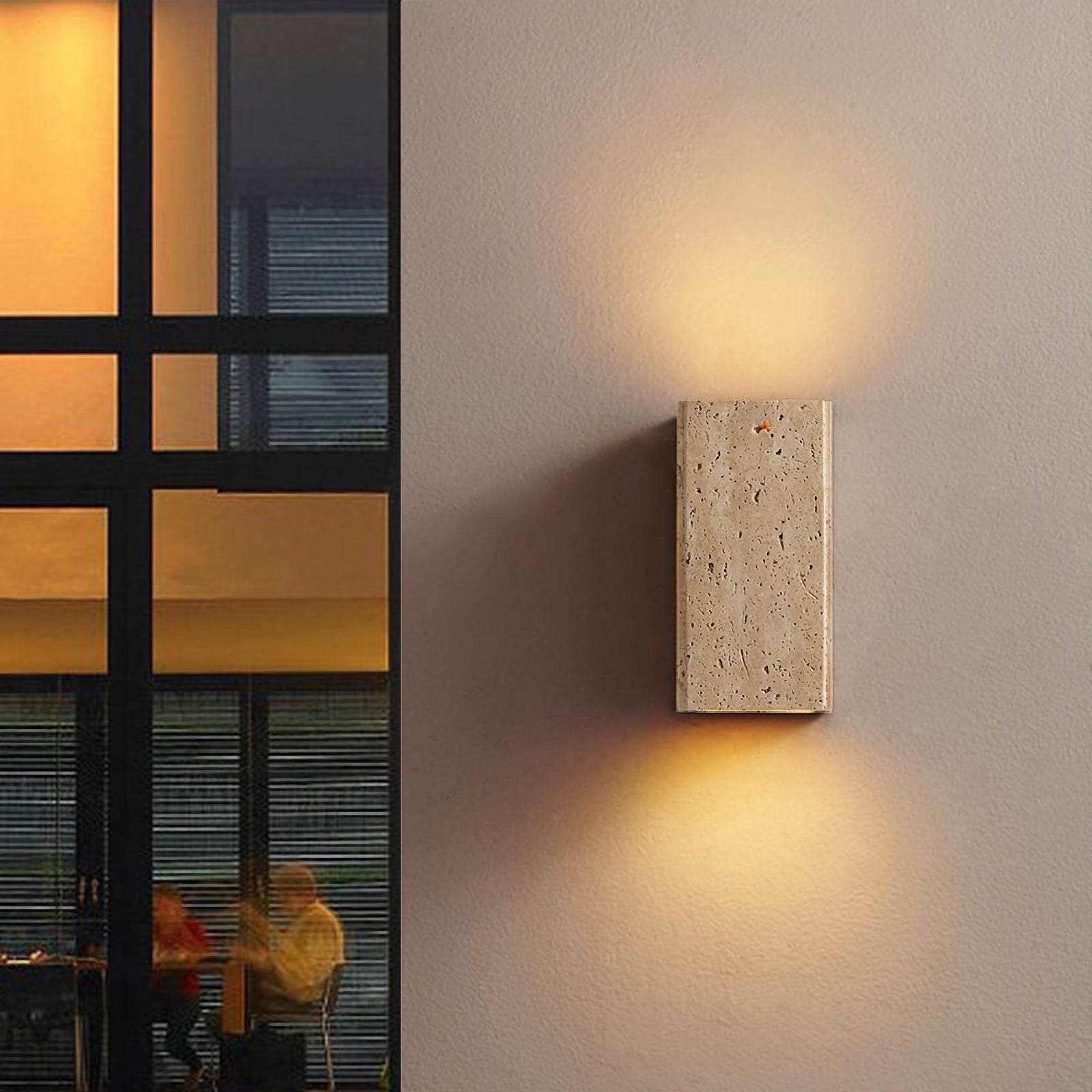 Travertine Outdoor Wall Lights - Nuvé