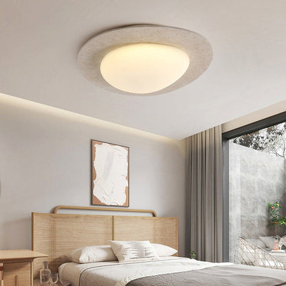 Travertine Oval Ceiling Light - Nuvé
