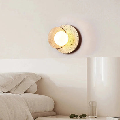 Travertine Wall Lamp - Nuvé