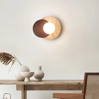 Travertine Wall Lamp - Nuvé