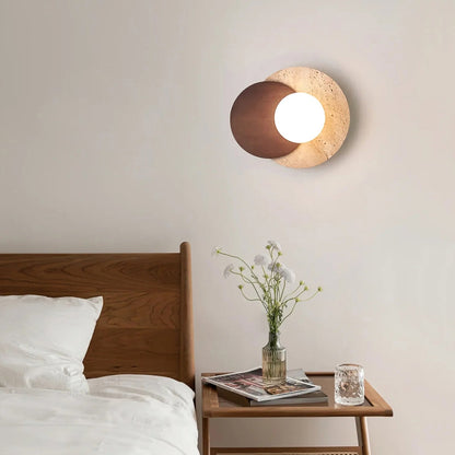 Travertine Wall Lamp - Nuvé