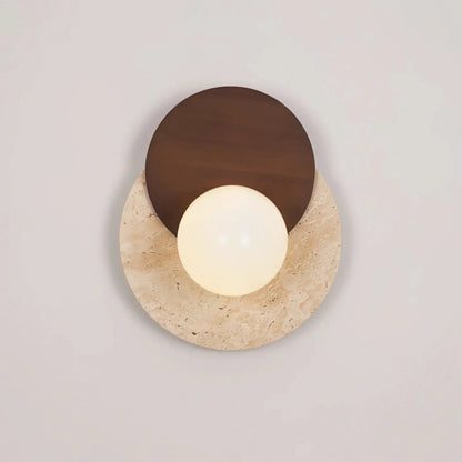 Travertine Wall Lamp - Nuvé