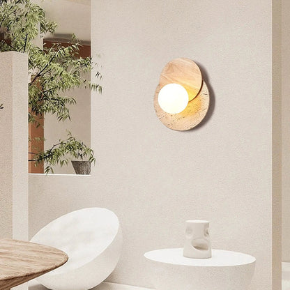 Travertine Wall Lamp - Nuvé