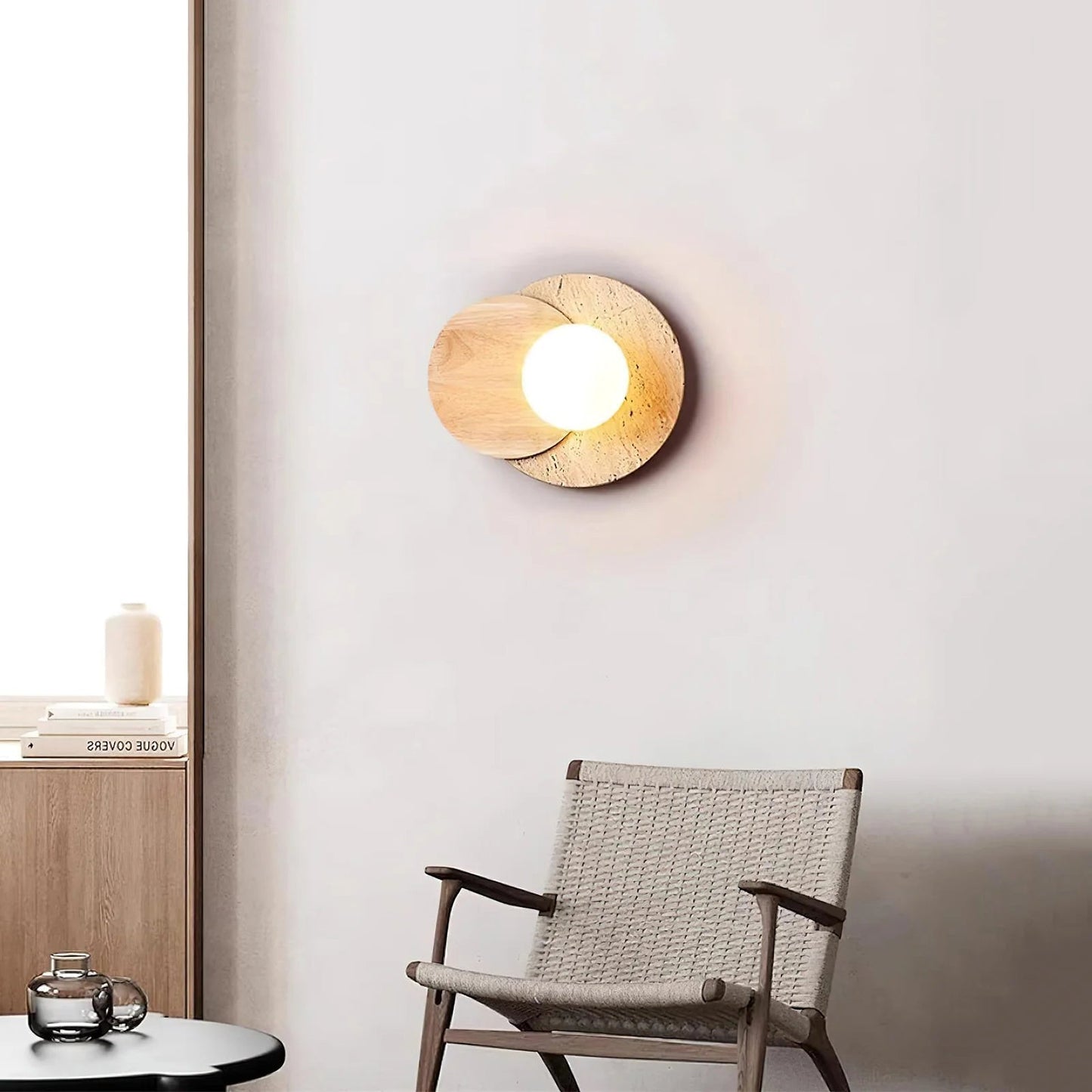 Travertine Wall Lamp - Nuvé