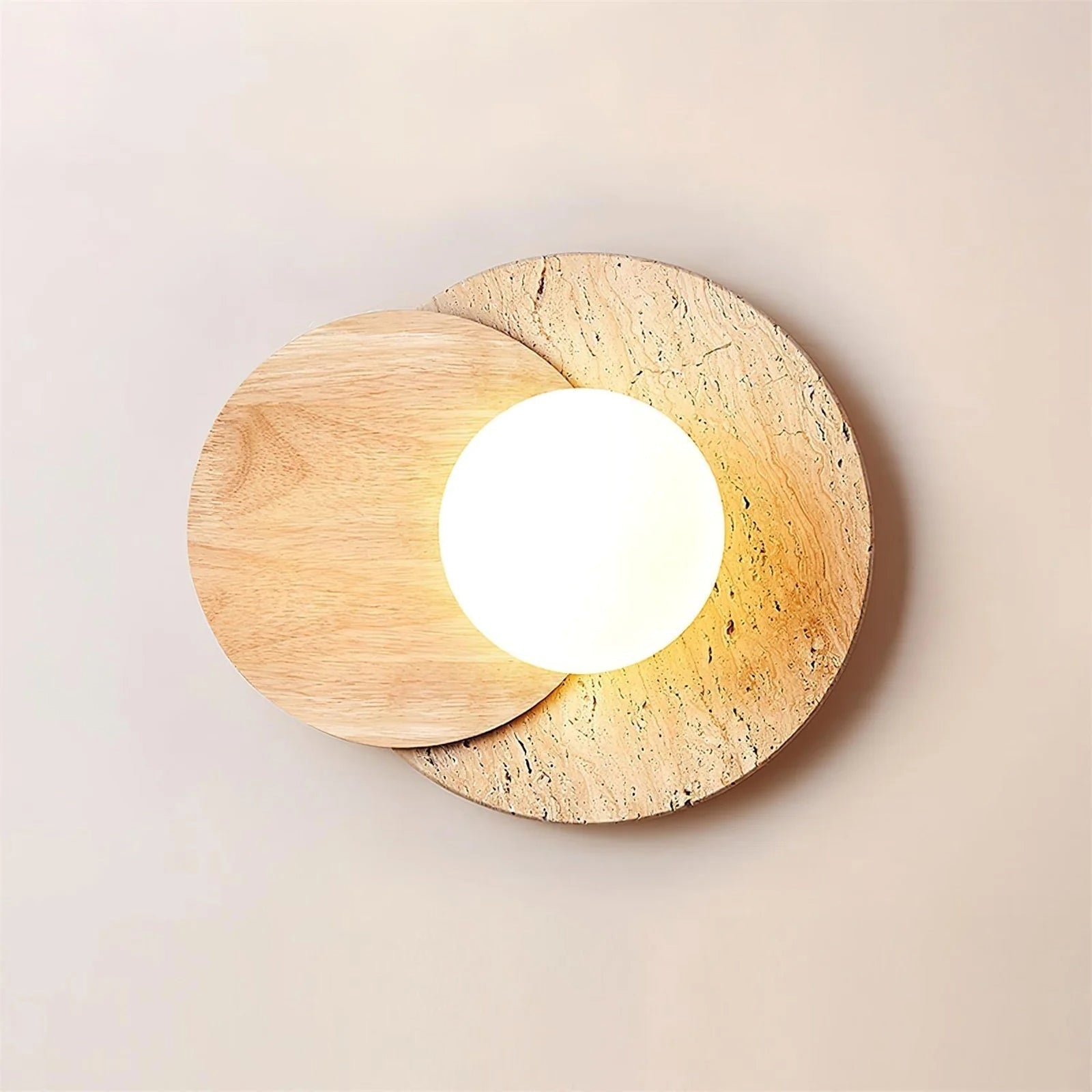 Travertine Wall Lamp - Nuvé