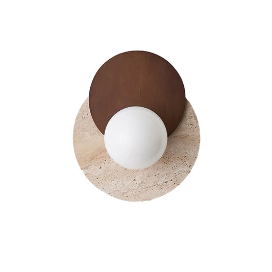 Travertine Wall Lamp - Nuvé