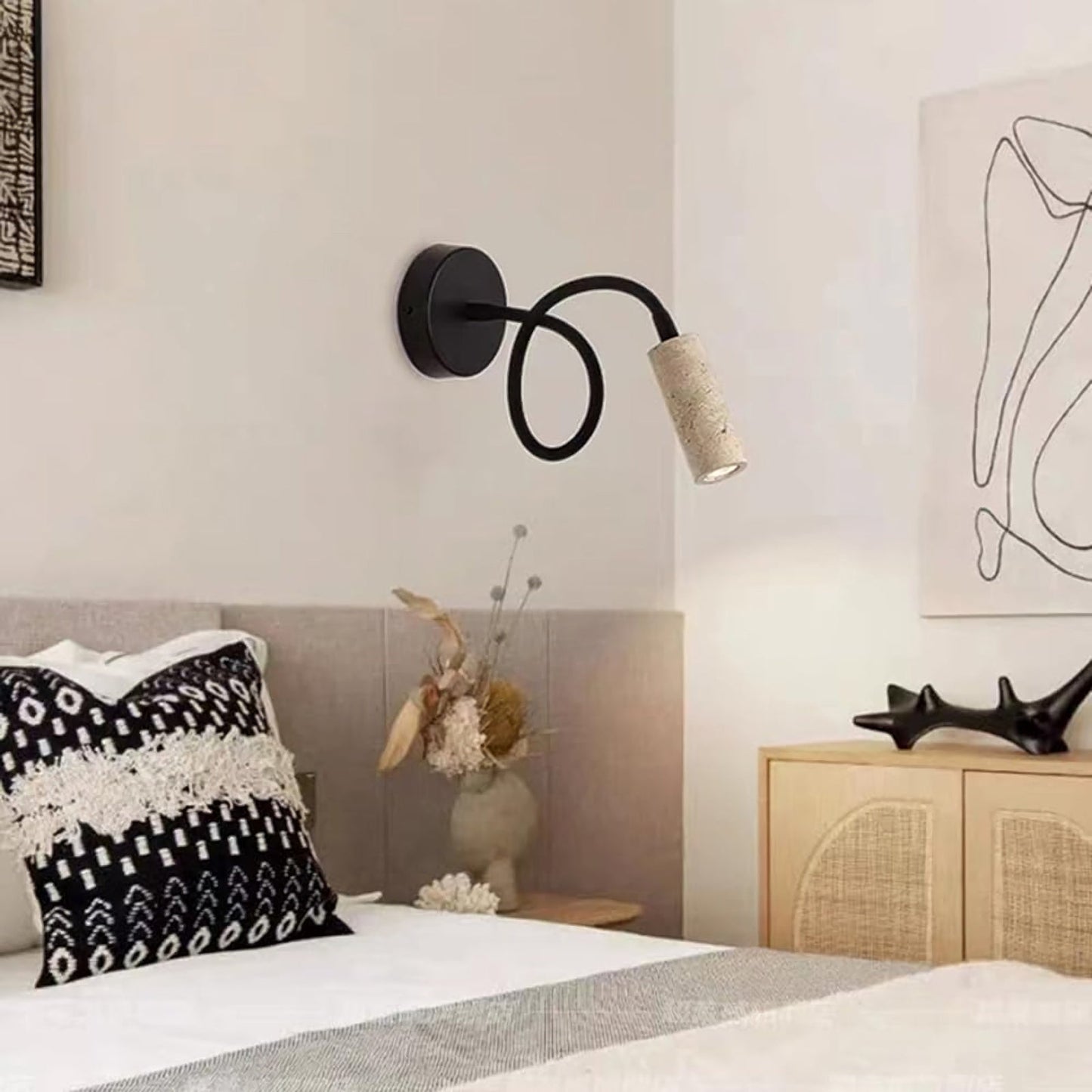 Travertine Adjustable Wall Light - Nuvé