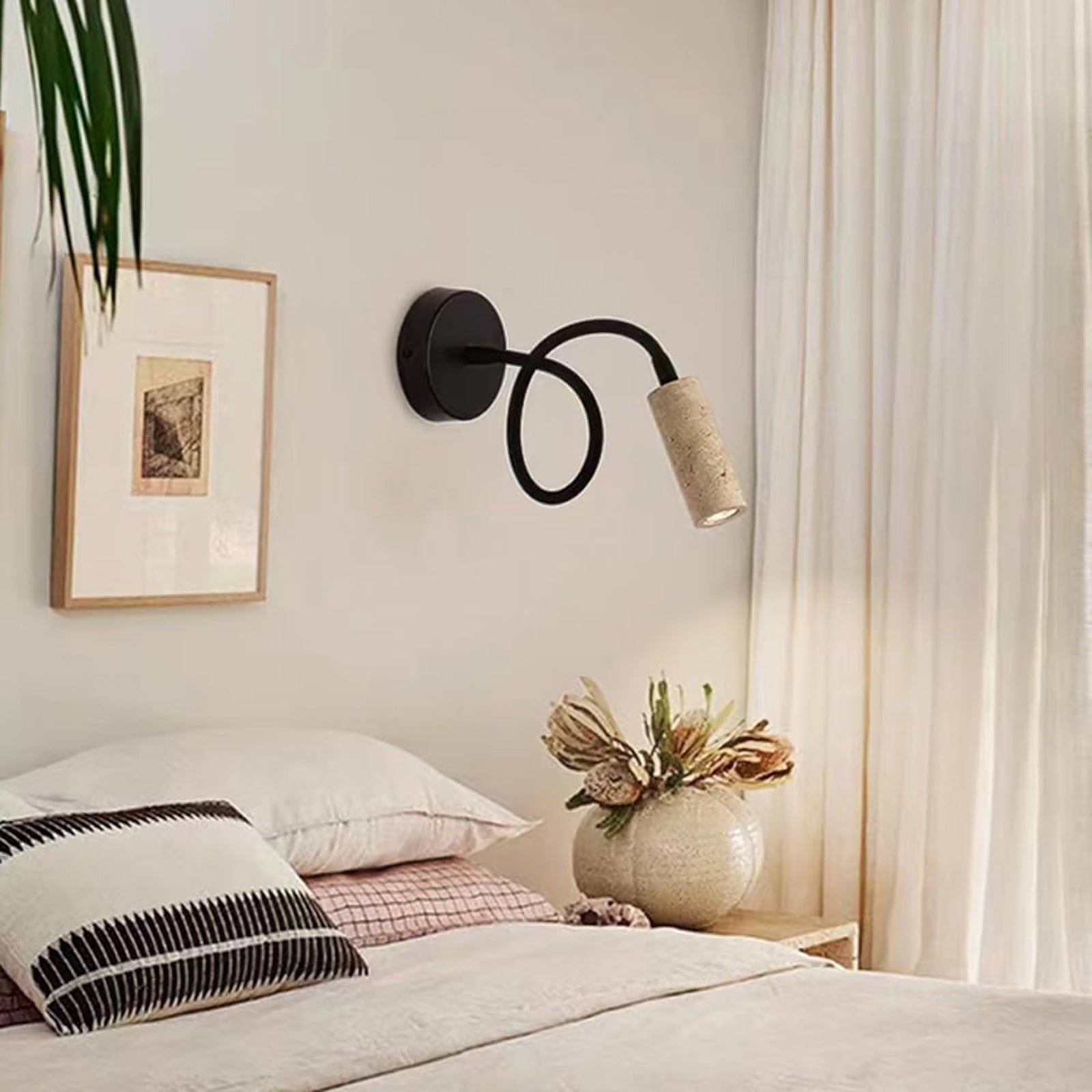 Travertine Adjustable Wall Light - Nuvé