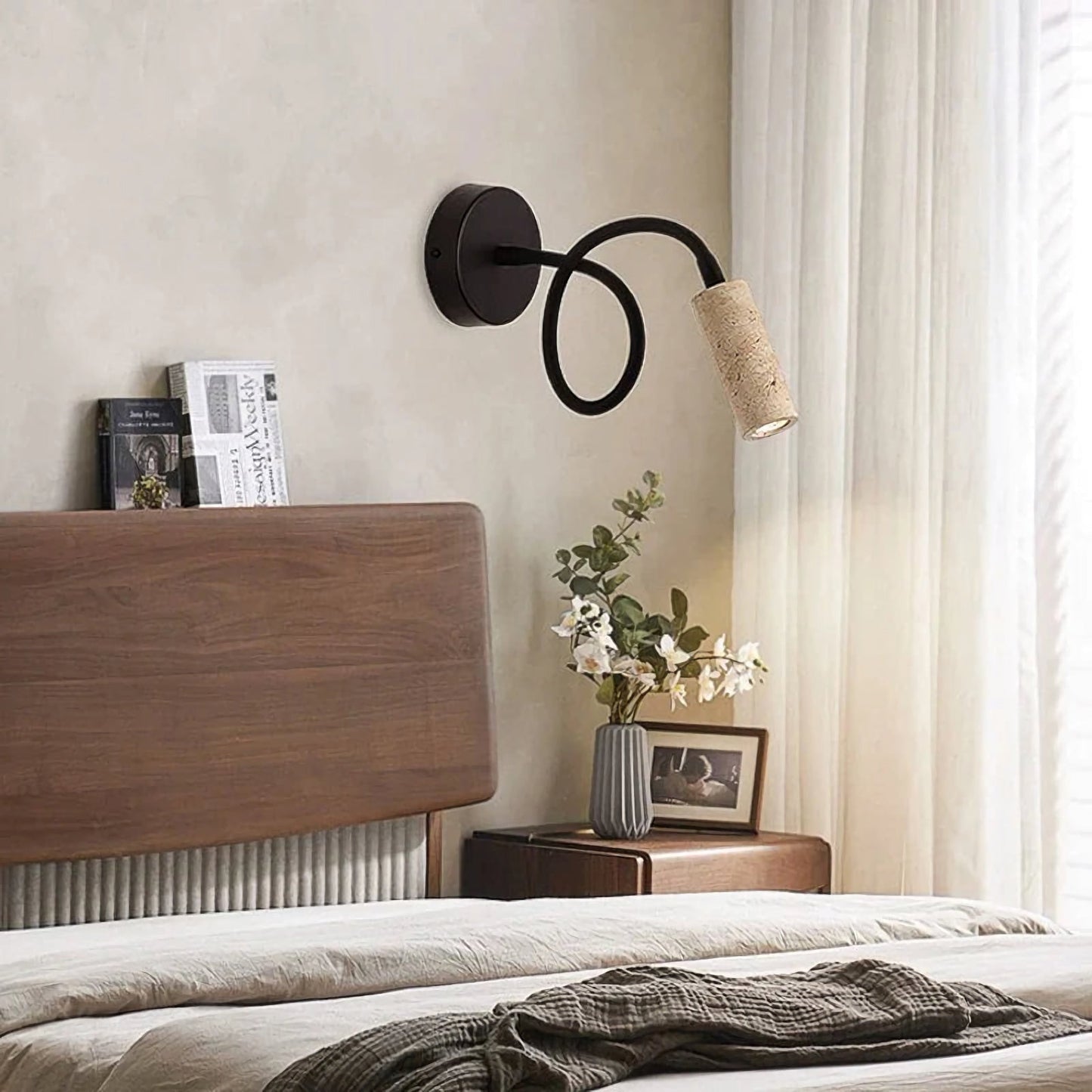 Travertine Adjustable Wall Light - Nuvé