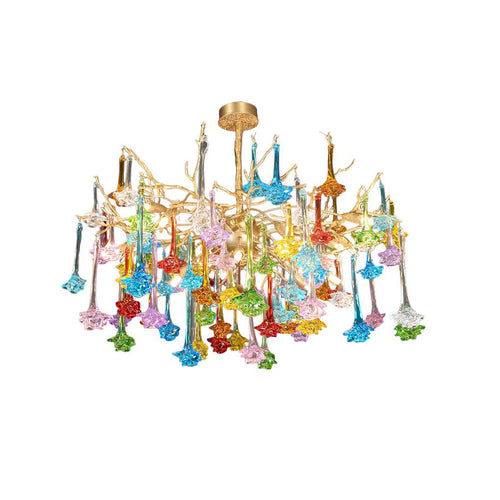 Tree Branch Glass Color Chandelier - Nuvé