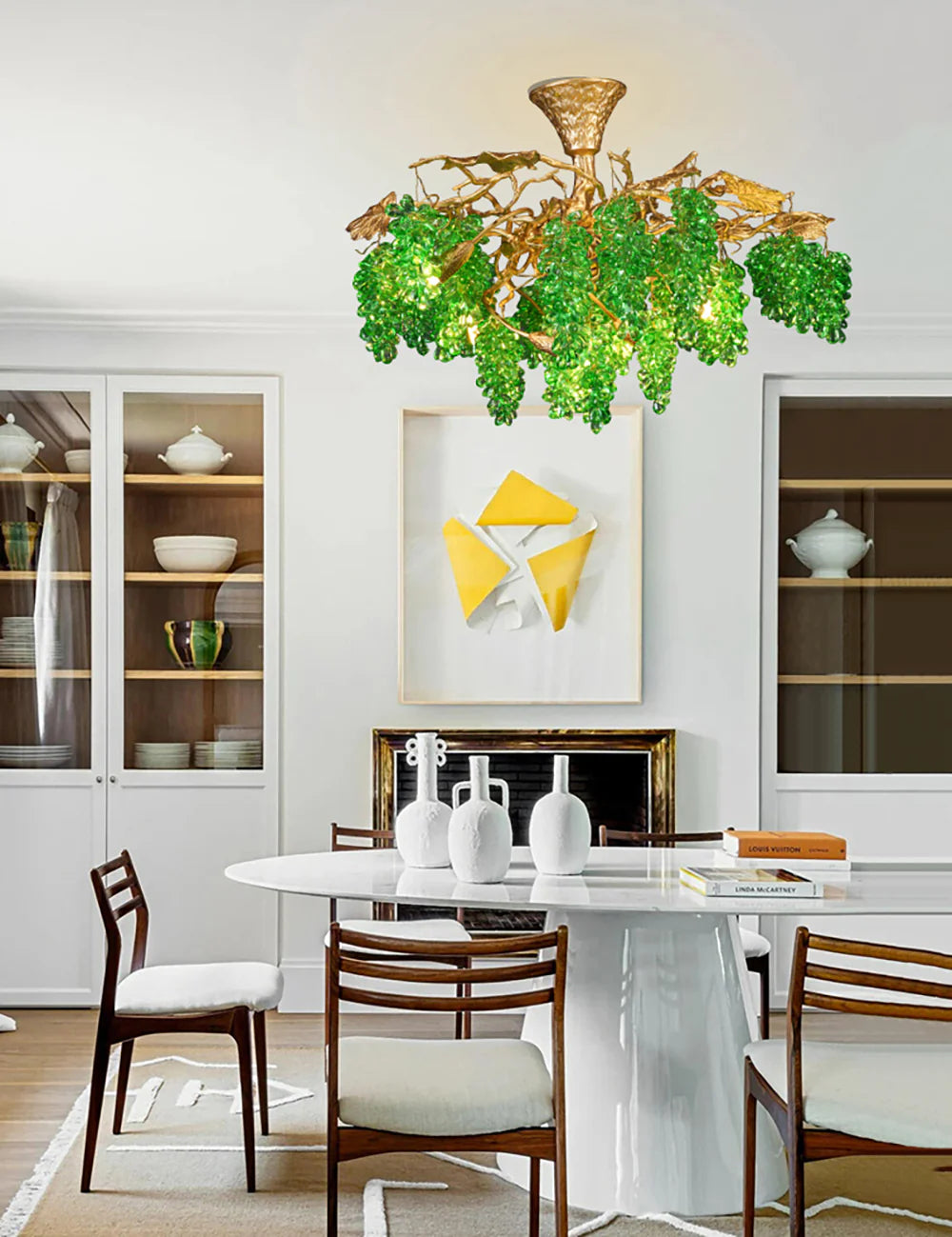 Tree Branch Glass Grape Chandelier - Nuvé