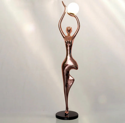 Tree Pose Yoga Sculpture Floor Lamp