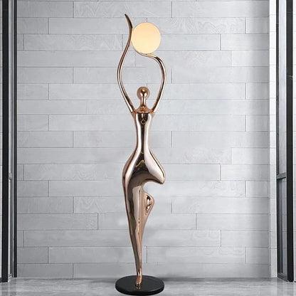 Tree Pose Yoga Sculpture Floor Lamp - Nuvé