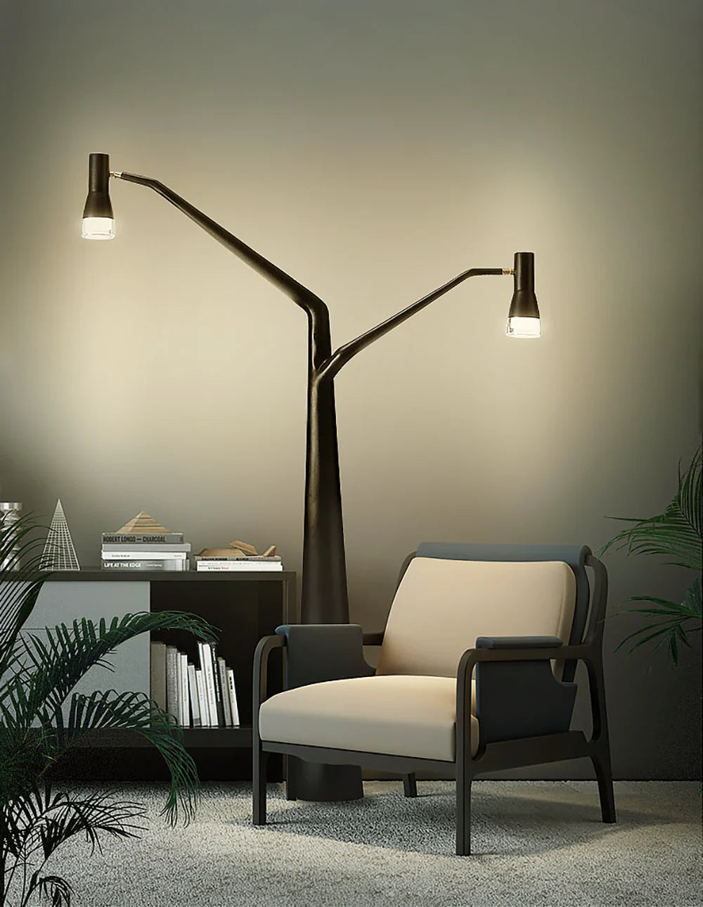 Tree Shape Sculpture Floor Lamp - Nuvé