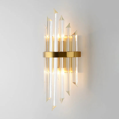 Triangular Crystal Rod Wall Lamp - Nuvé