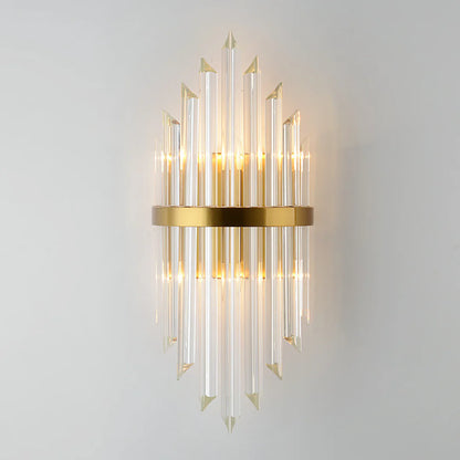 Triangular Crystal Rod Wall Lamp - Nuvé