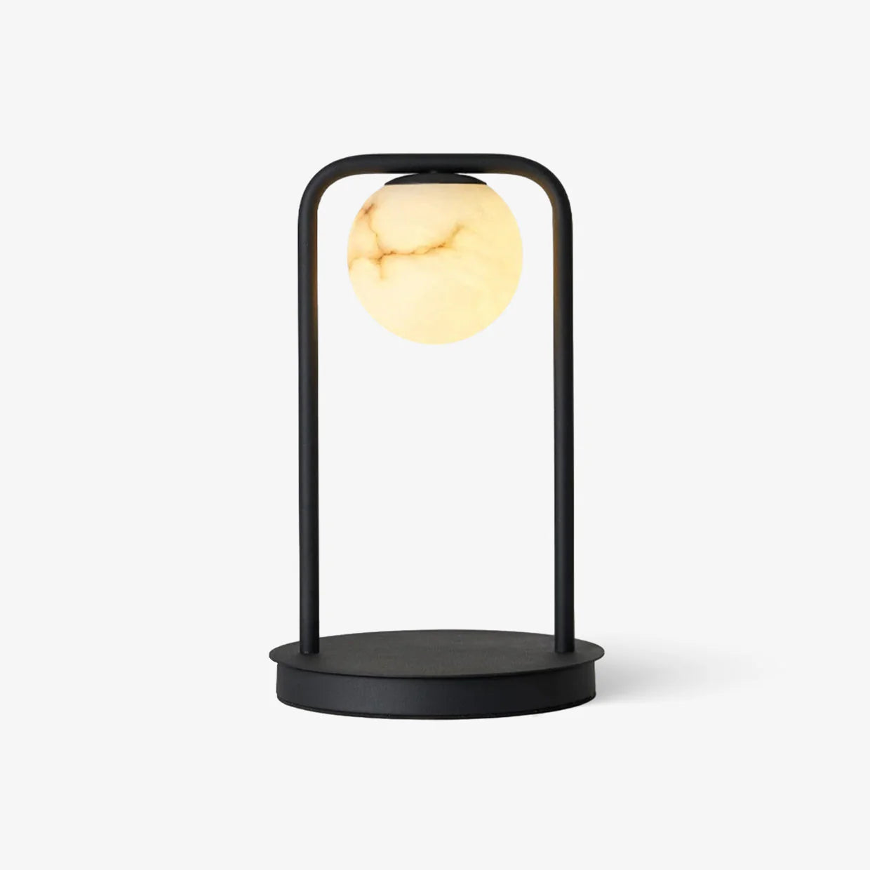 Alabaster Tribeca Black Table Lamp - Nuvé