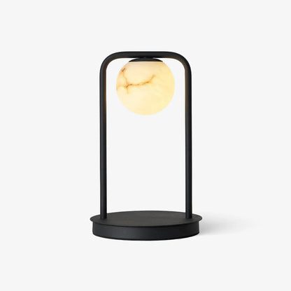 Alabaster Tribeca Black Table Lamp - Nuvé