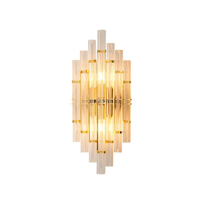 Tube Clear Crystal Wall Light - Nuvé