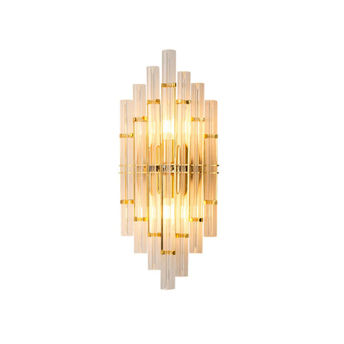 Tube Clear Crystal Wall Light - Nuvé