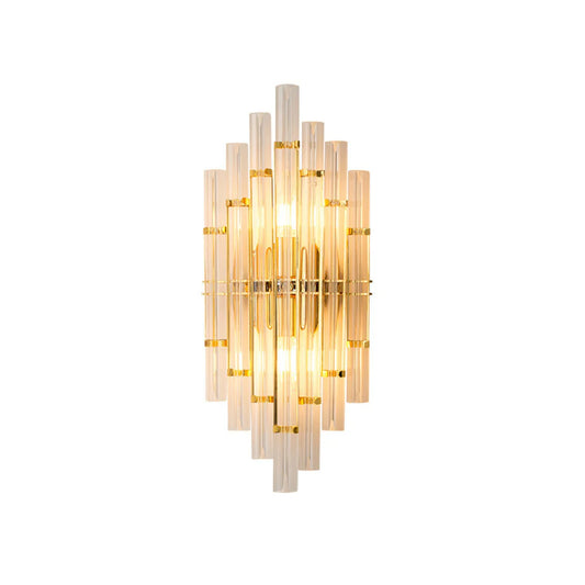 Tube Clear Crystal Wall Light - Nuvé