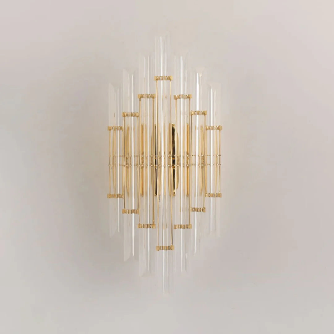Tube Clear Crystal Wall Light - Nuvé