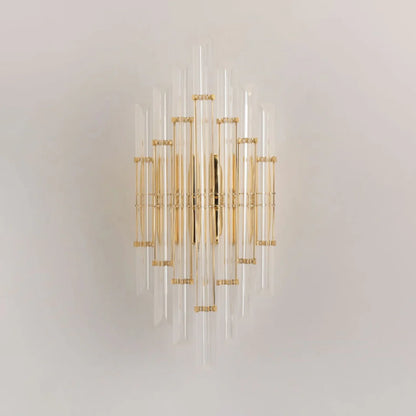 Tube Clear Crystal Wall Light - Nuvé