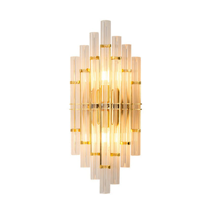 Tube Clear Crystal Wall Light - Nuvé