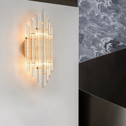 Tube Clear Crystal Wall Light - Nuvé
