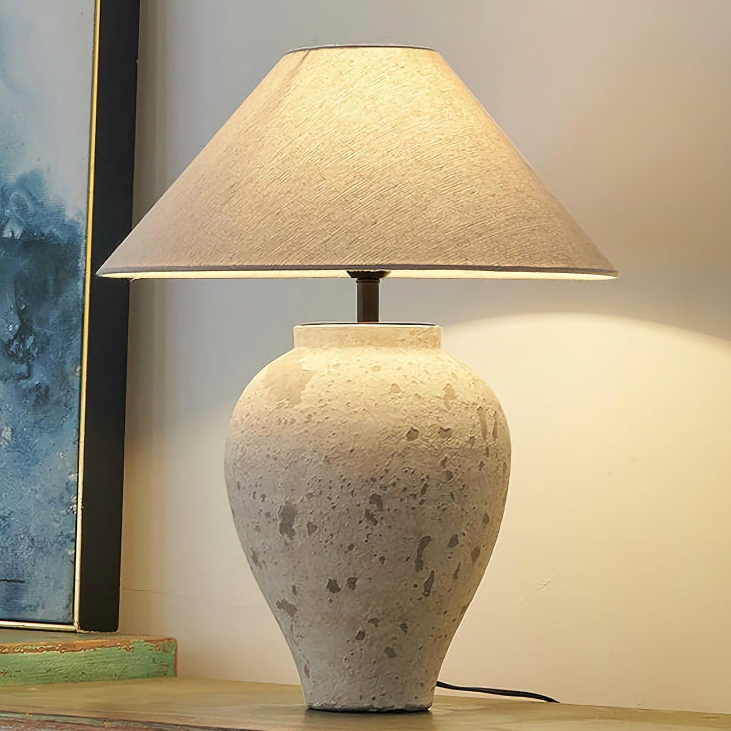 Tuscan Stone Table Lamp
