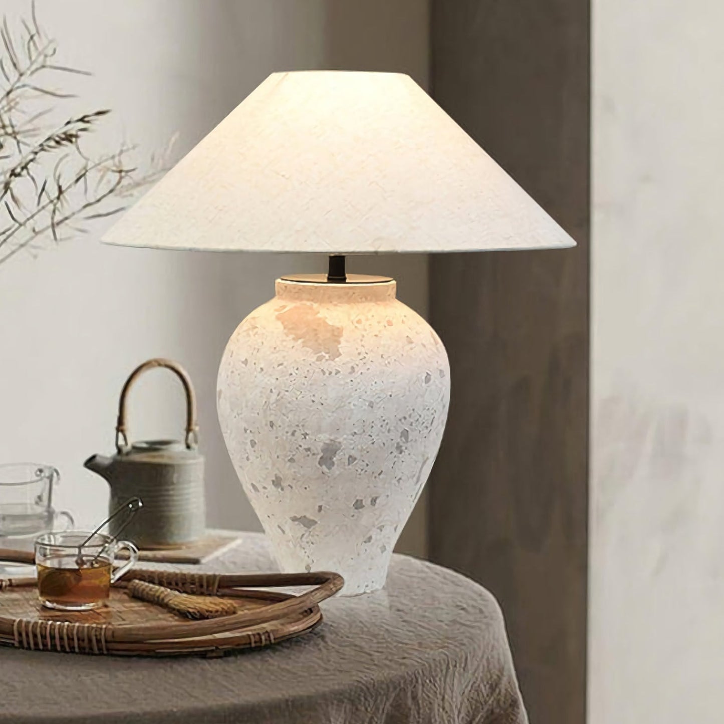 Tuscan Stone Table Lamp