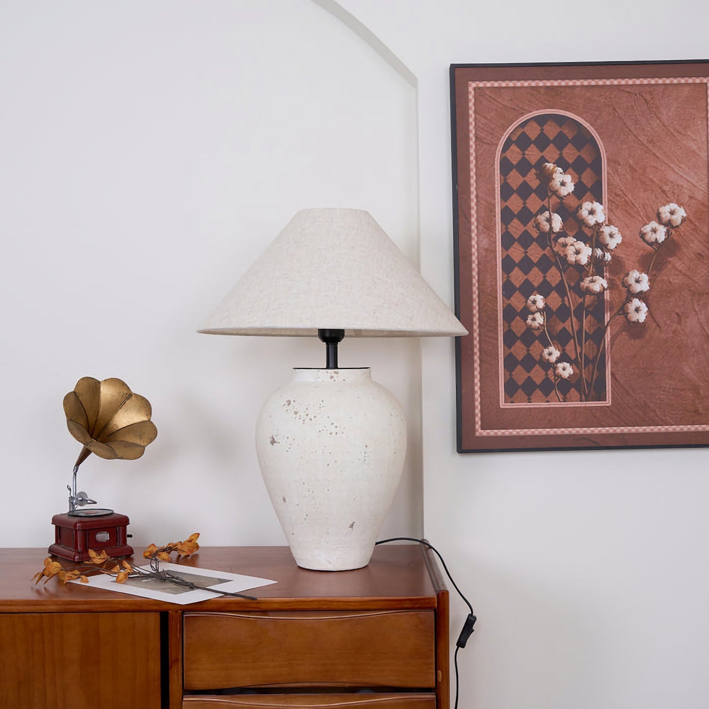 Tuscan Stone Table Lamp - Nuvé