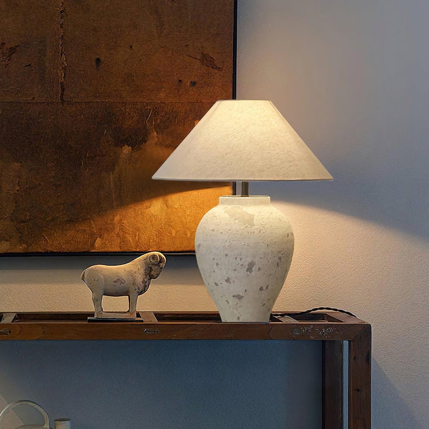 Tuscan Stone Table Lamp