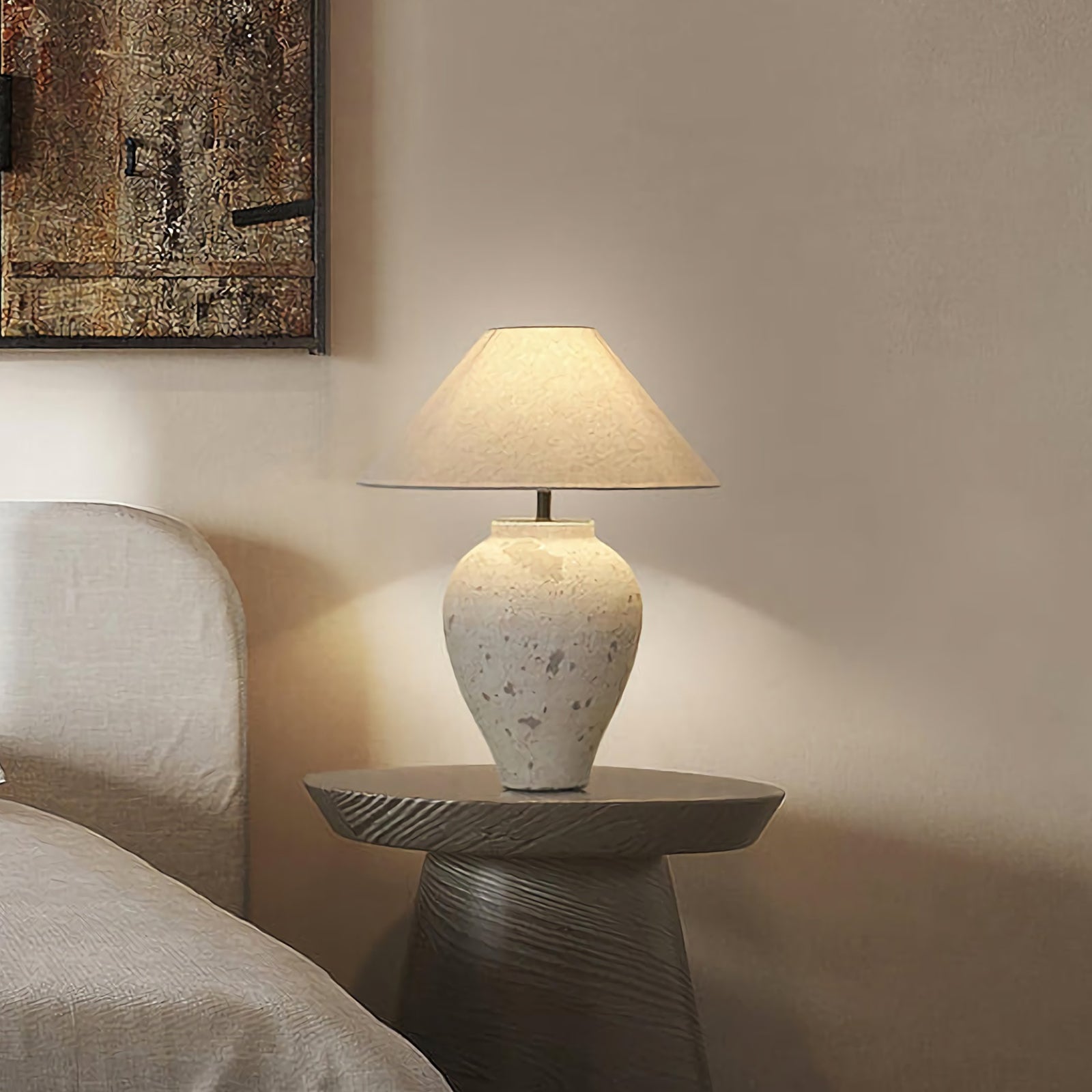 Tuscan Stone Table Lamp - Nuvé