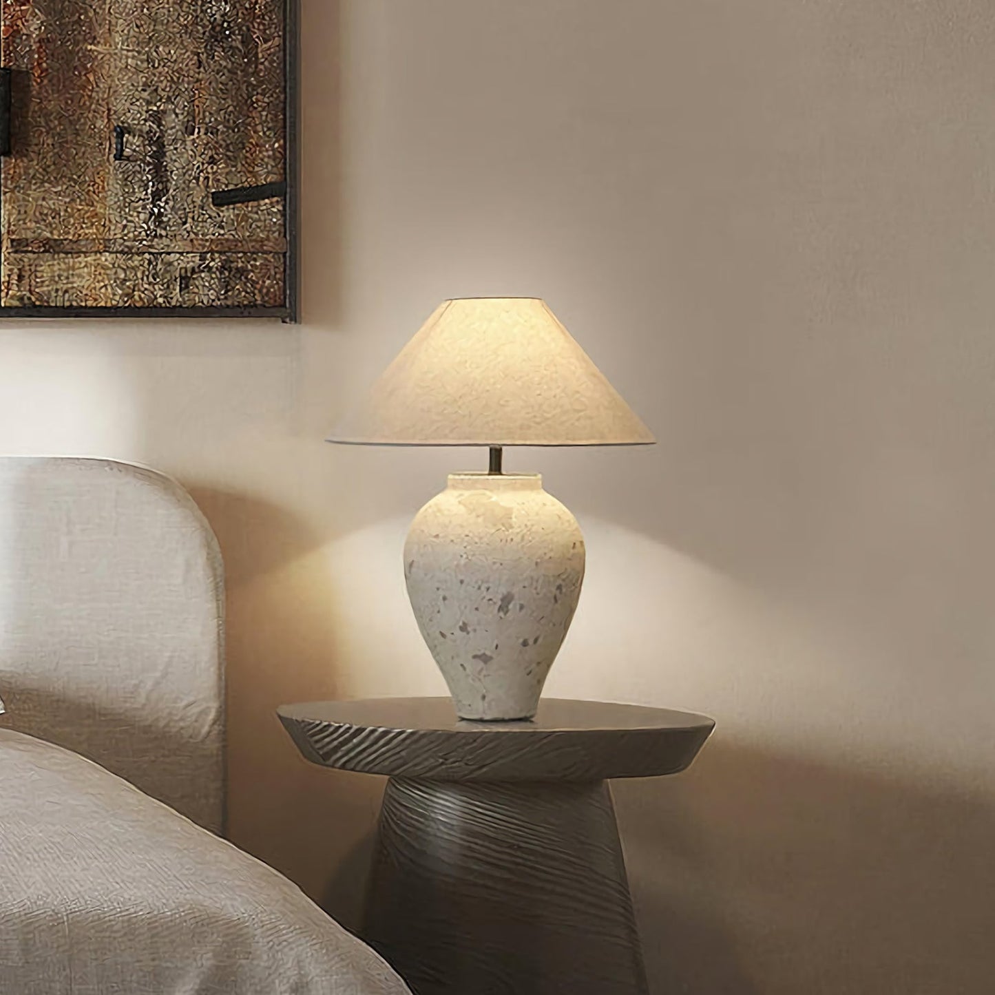 Tuscan Stone Table Lamp
