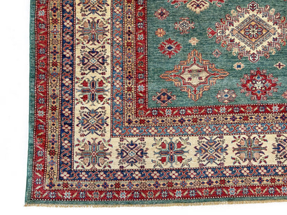 Super Kazak (10x13) green/ivory