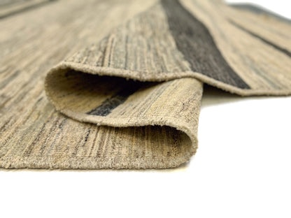 Modern Striped Gabbeh (8'02"x9'11") undyed/natural - Nuvé