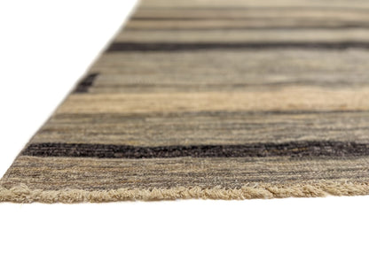 Modern Striped Gabbeh (8'02"x9'11") undyed/natural - Nuvé