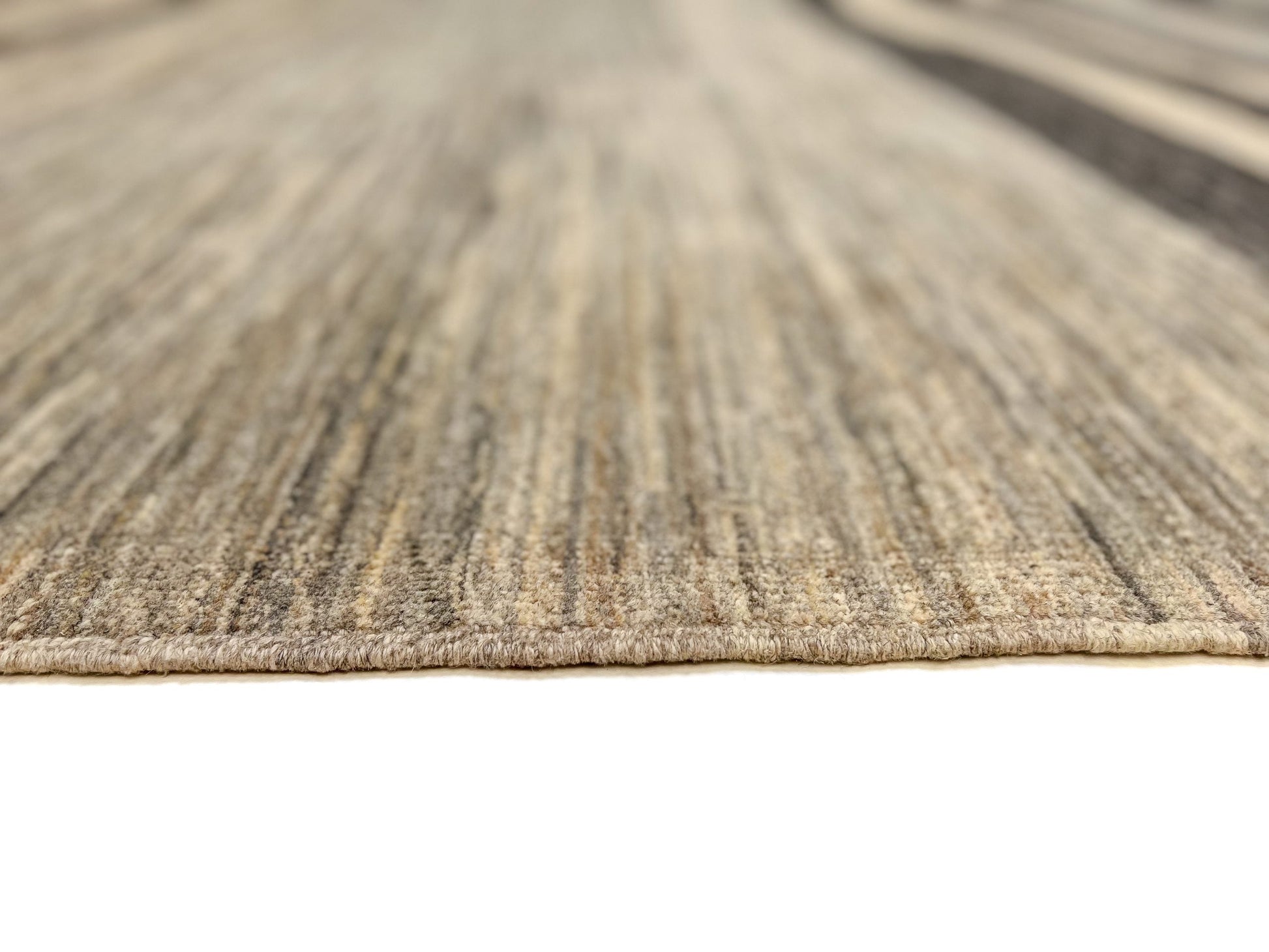 Modern Striped Gabbeh (8'02"x9'11") undyed/natural - Nuvé