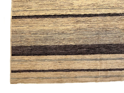 Modern Striped Gabbeh (8'02"x9'11") undyed/natural - Nuvé