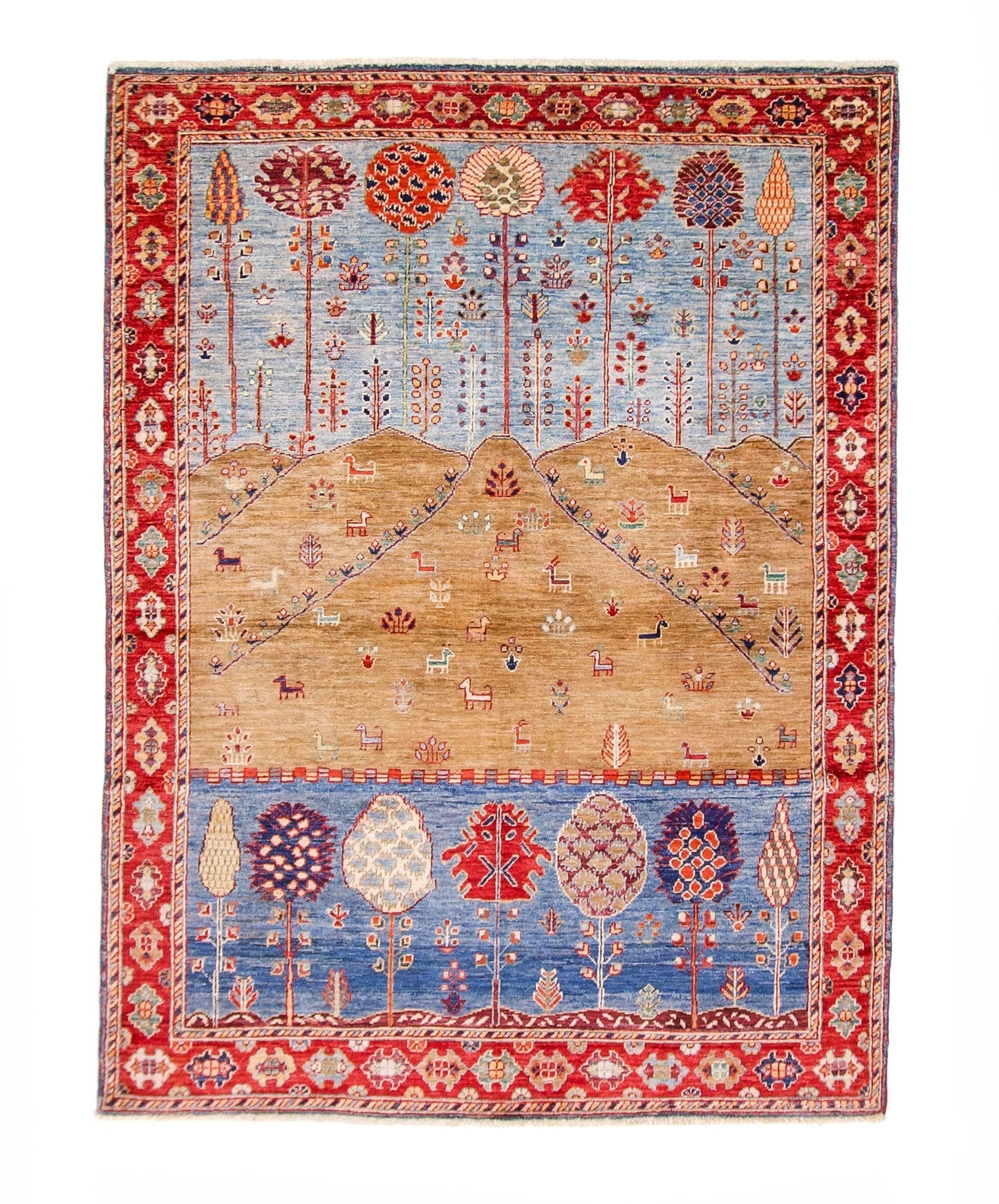 Scenic Tree of Life Gabbeh (5x7) - Nuvé