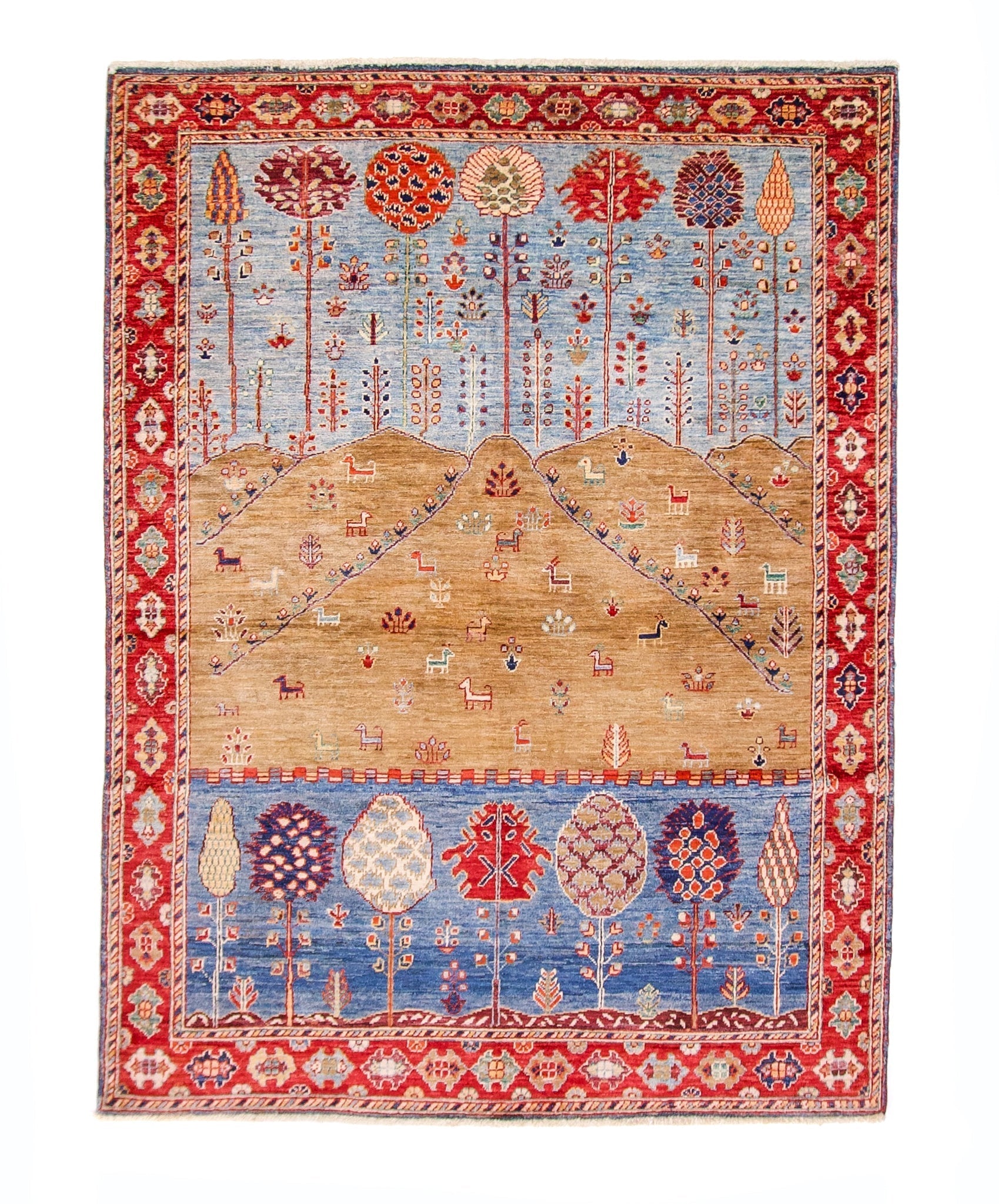 Scenic Tree of Life Gabbeh (5x7) - Nuvé