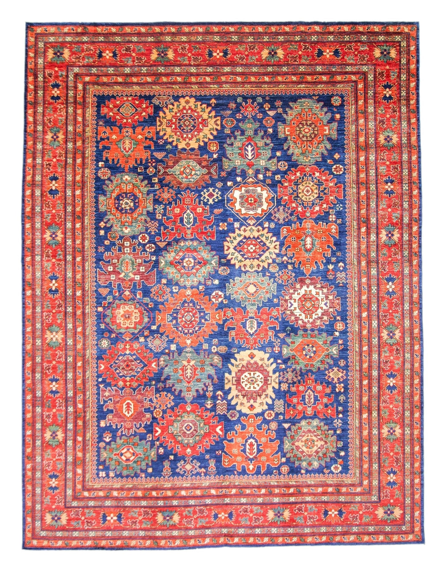 Afghan Aryana (8'10"x11'08") blue/red - Nuvé