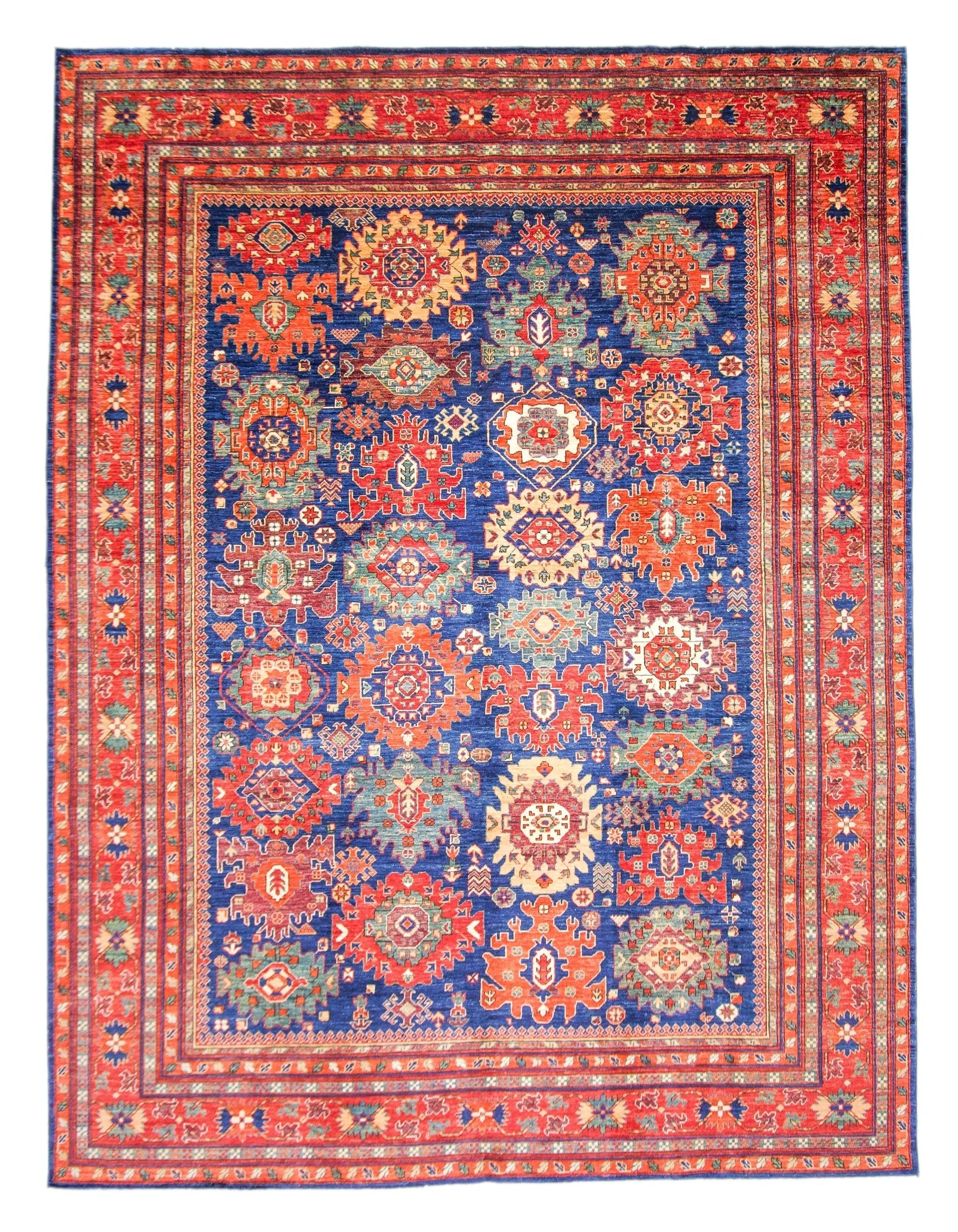 Afghan Aryana (8'10"x11'08") blue/red - Nuvé
