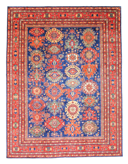 Afghan Aryana (8'10"x11'08") blue/red - Nuvé