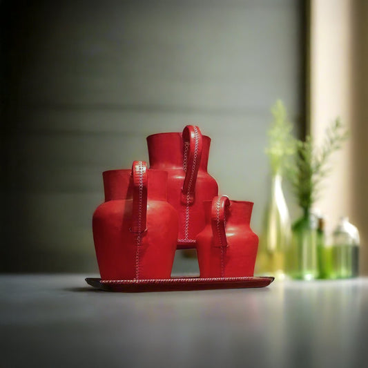 Verano | Leather Carafe Set (3) - Nuvé