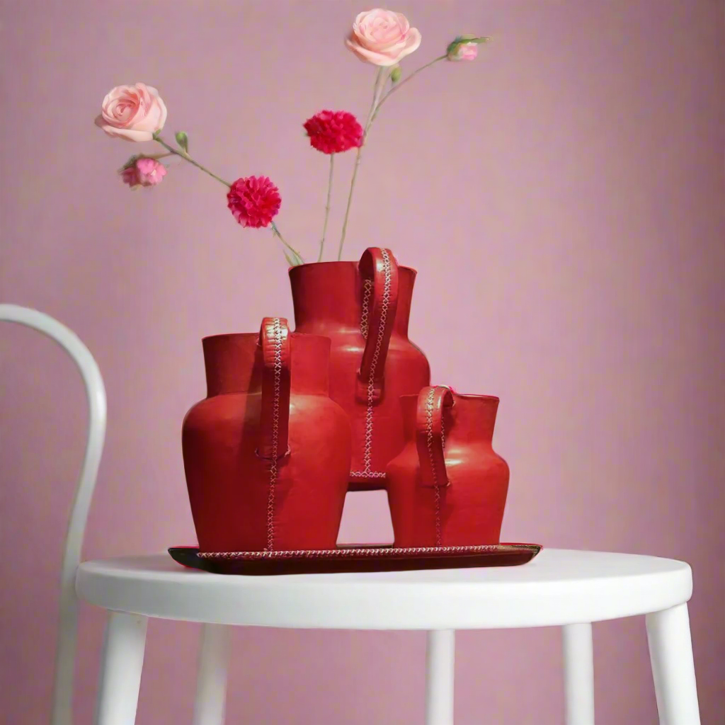 Verano | Leather Carafe Set (3) - Nuvé