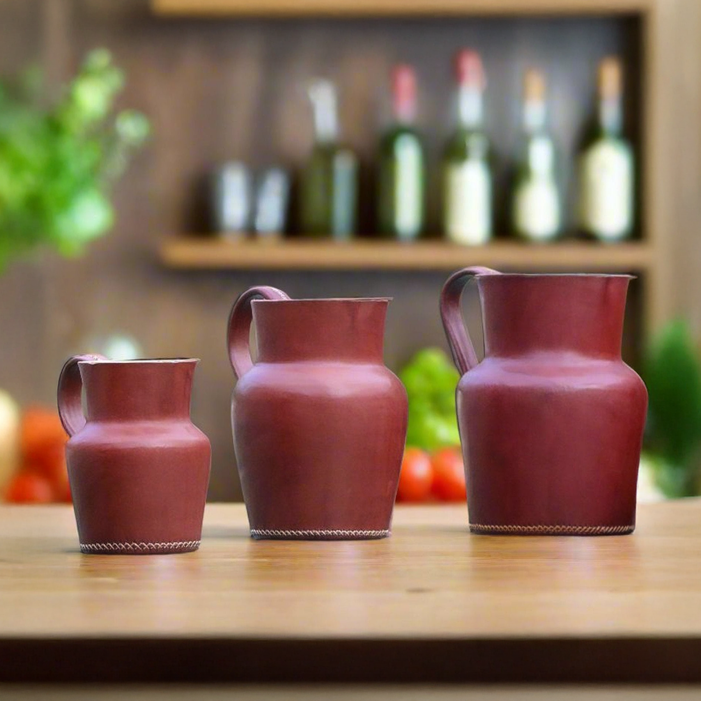 Verano | Leather Carafe Set (3) - Nuvé